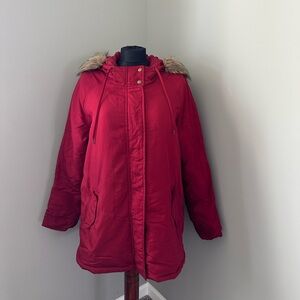 Red Old Navy Winter Coat